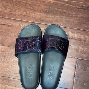 pink/victoria secret holographic slides